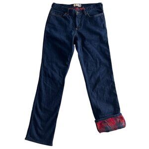 CAHARTT Women's Original Fit Flannel Lined Jeans sz 10